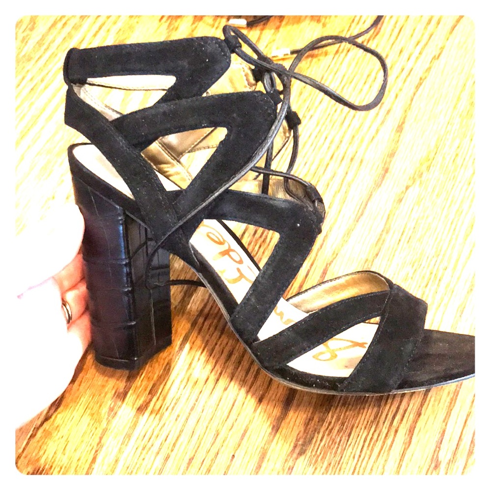 Sam Edelman Black Heels- in great condition!